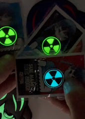 Nuclear Black & Yellow (Glow in the Dark) Pin
