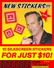 (10) Jaywalking Stickers [Liminal Trading Co.]
