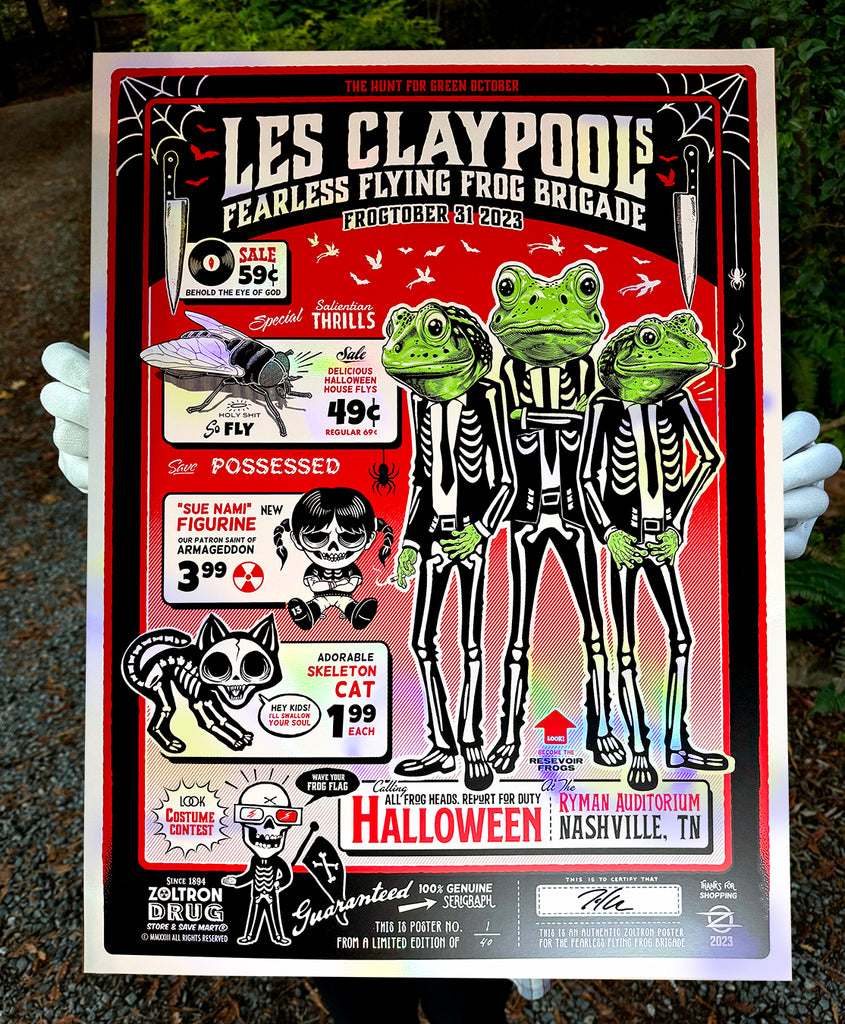 Les Claypool's Frog Brigade (Pearlescent Foil Edition of 40)