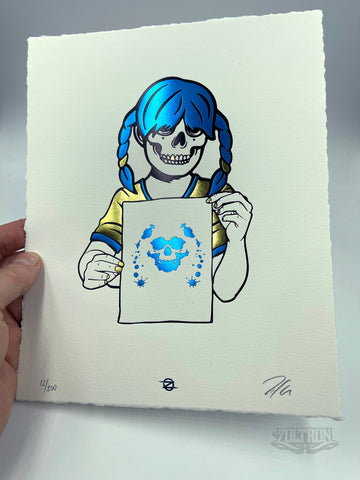 Sue Nami: Rorschach / Letterpress Hot Foil Edition