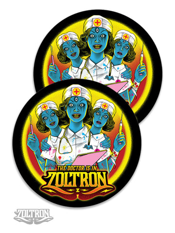 (2) Super-Sized Sadistic & Surgical Siren Stickers