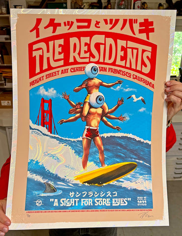 Residents Poster - White Swirl Edition