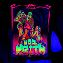 Kool Keith Black Light - Brooklyn Bowl Poster