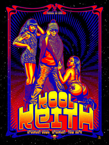 Kool Keith Black Light - Brooklyn Bowl Poster