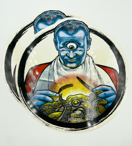 (2) NEW Giant Cyclops Diner Stickers